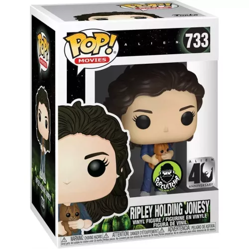 Funko Pop! Ripley Holding Jonesy #733 Alien Movies Box