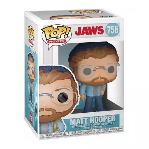 Funko Pop! Matt Hooper #756 Jaws Movies Vinyl Figure Box