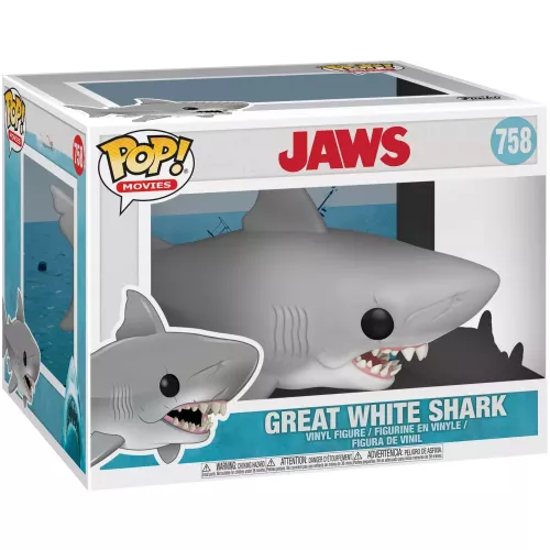 Funko Pop! Great White Shark #758 6 Inch Jaws Movies Box