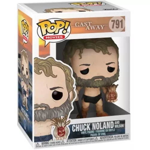 Funko Pop! Chuck Noland and Wilson #791 Cast Away Movies Box