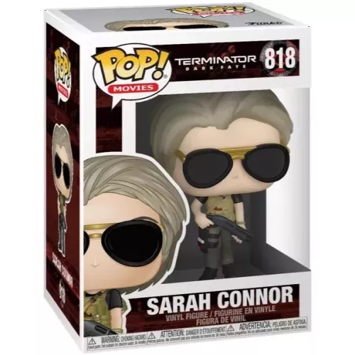 Funko Pop! Sarah Connor #818 Terminator Dark Fate Movies Box