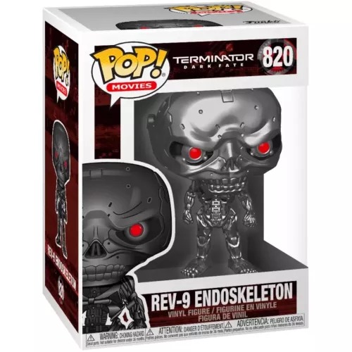 Funko Pop! Rev-9 Endoskeleton #820 Terminator Dark Fate Box