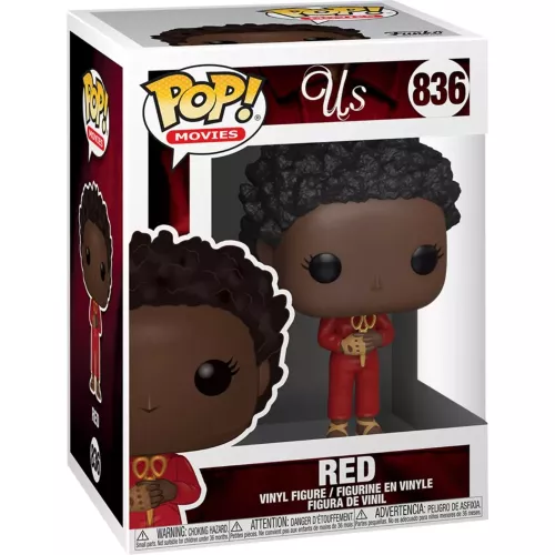 Funko Pop! Red #836 Us Movies Vinyl Figure Box