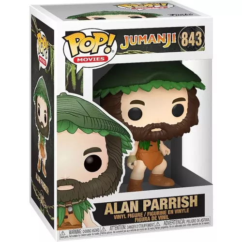 Funko Pop! Alan Parrish #843 Jumanji Movies Vinyl Figure Box