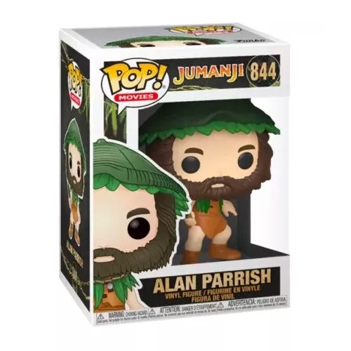 Funko Pop! Alan Parrish #844 with Knife Jumanji Movies Box