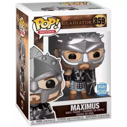 Funko Pop! Maximus #859 in Armor Gladiator Movies Vinyl Figure Box