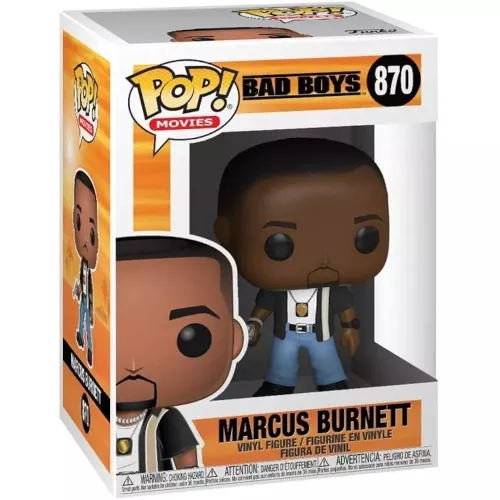 Funko Pop! Marcus Burnett #870 Bad Boys Movies Vinyl Figure Box