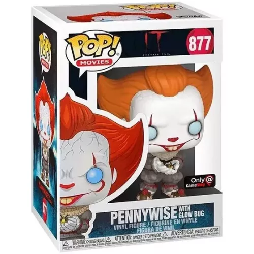 Funko Pop! Pennywise with Glow Bug #877 It Chaper Two Box