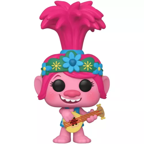 Funko Pop! Poppy #883 with Guitar Dreamworks Trolls World Tour