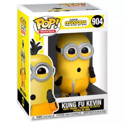 Funko Pop! Kung Fu Kevin #904 Illumination Presents Minions The Rise of Gru Box