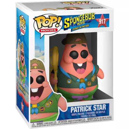 Funko Pop! Patrick Star #917 The Spongebob Movie Sponge on the Run Box
