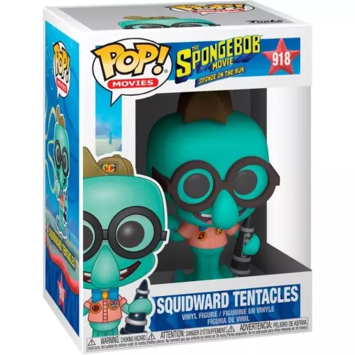 Funko Pop! Squidward Tentacles #918 The Spongebob Movie Sponge on the Run Box