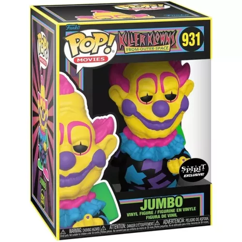 Funko Pop! Jumbo #931 Blacklight Killer Klowns from Outer Space Box