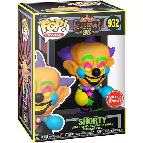 Funko Pop! Shorty #932 Blacklight Killer Klowns from Outer Space Box