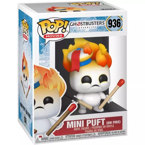 Funko Pop! Mini Puft (on Fire) #936 Ghostbusters Afterlife Box