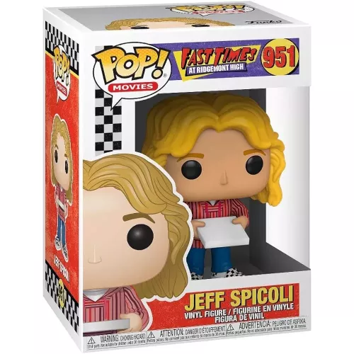 Funko Pop! Jeff Spicoli #951 with Pizza Box Fast Times at Ridgemont High Box
