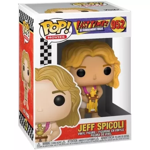 Funko Pop! Jeff Spicoli #952 with Trophy Fast Times at Ridgemont High Box