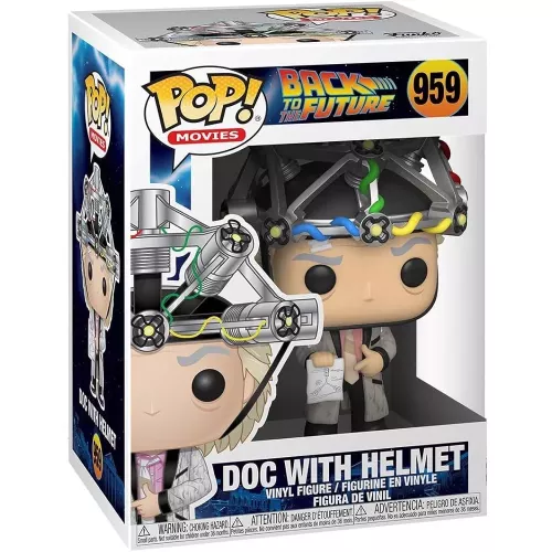Funko Pop! Doc with Helmet #959 Back to the Future Box