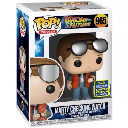 Funko Pop! Marty Checking Watch #965 Back to the Future Box