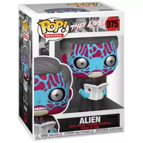 Funko Pop! Alien #975 They Live Movies Vinyl Figure Box