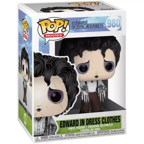 Funko Pop! Edward in Dress Clothes #980 Edward Scissorhands Box