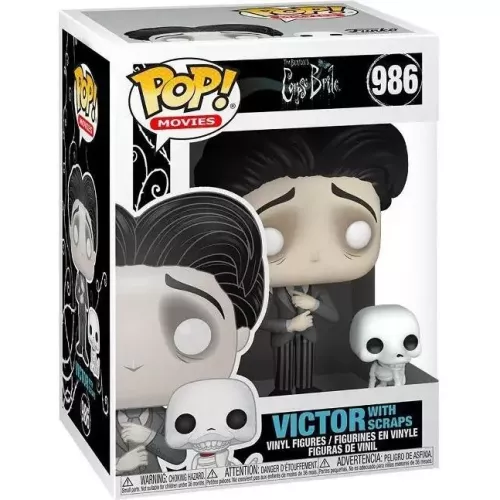 Funko Pop! Victor with Scraps #986 Tim Burton's Corpse Bride Box