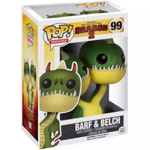 Funko Pop! Barf & Belch #99 Dreamworks How to Train Your Dragon 2 Box