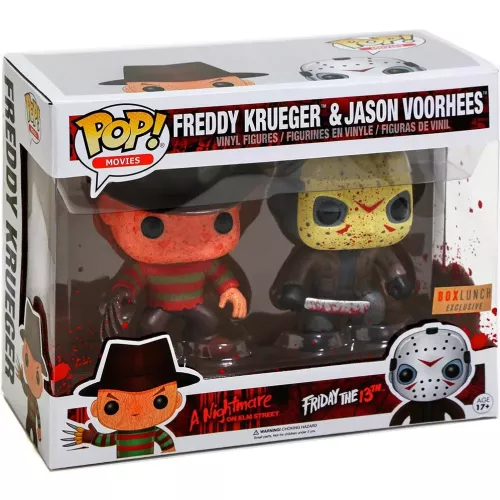 Funko Pop! Freddy Krueger 2 Pack Bloody A Nightmare on Elm Street Friday the 13th Box