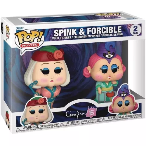 Funko Pop! Spink 2 Pack Coraline Movies Vinyl Figure Box