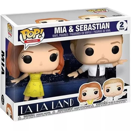 Funko Pop! Sebastian 2 Pack La La Land Movies Vinyl Figure Box