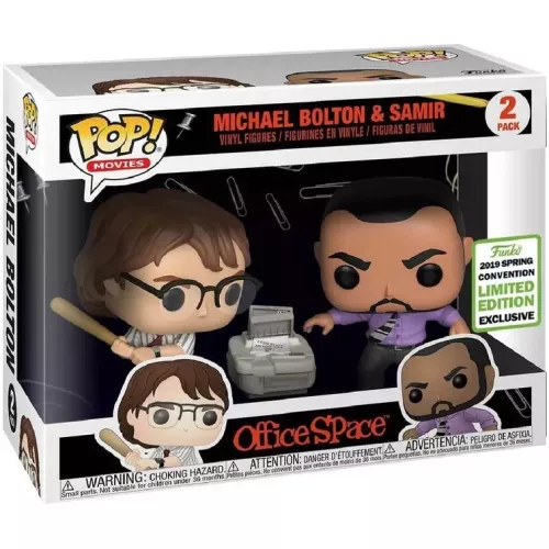 Funko Pop! Samir 2 Pack Office Space Movies Vinyl Figure Box