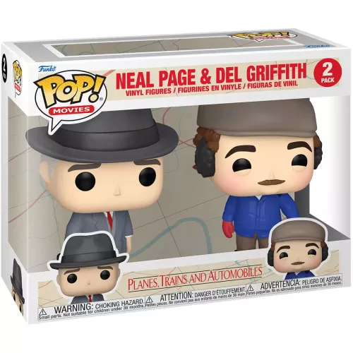 Funko Pop! Del Griffith 2 Pack Planes, Trains and Automobiles Box