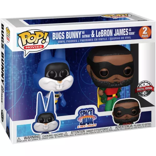 Funko Pop! LeBron James as Robin 2 Pack Space Jam A New Legacy Box
