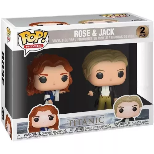Funko Pop! Rose 2 Pack A James Cameron Film Titanic Box