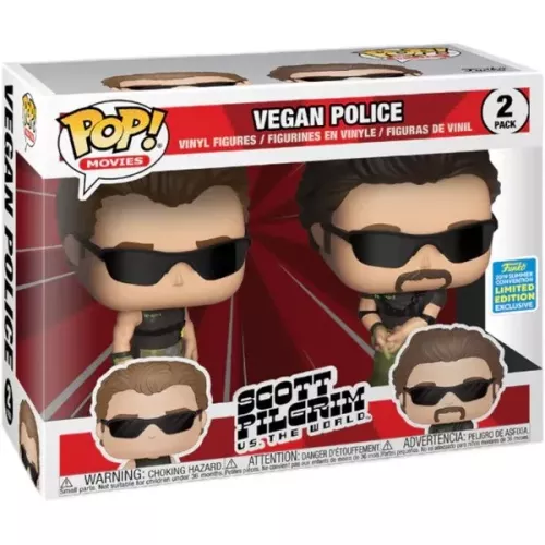 Funko Pop! Vegan Police 2 Pack Clifton Collins Jr Scott Pilgrim vs. the World Box