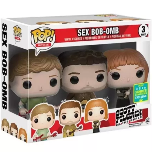 Funko Pop! Kim Pine 3 Pack Sex Bob-Omb Scott Pilgrim vs. the World Box