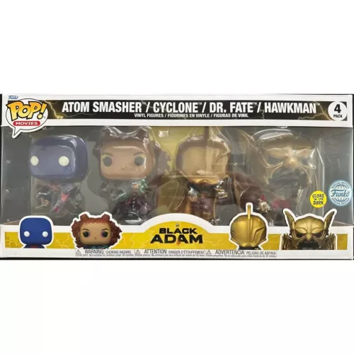 Funko Pop! Unknown 4 Pack One unknown POP Glows in the Dark Box
