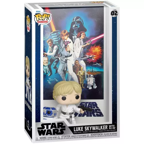 Funko Pop! Luke Skywalker with R2-D2 #02 Movie Poster Box