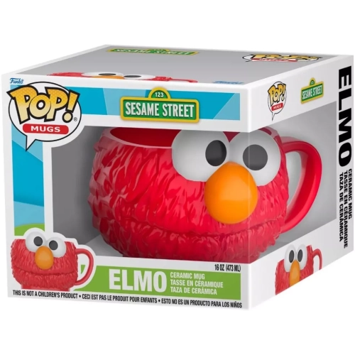 Funko Pop! Elmo 123 Sesame Street Mugs Vinyl Figure Box