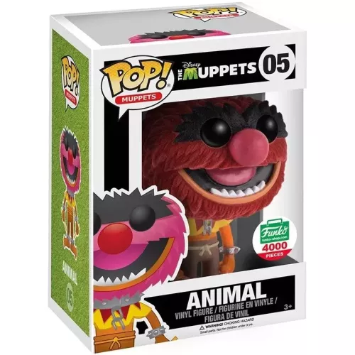Funko Pop! Animal #05 Flocked Disney The Muppets Vinyl Figure Box