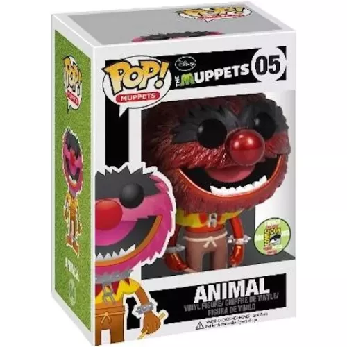 Funko Pop! Animal #05 Metallic Disney The Muppets Vinyl Figure Box
