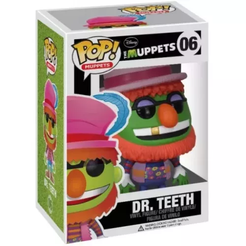 Funko Pop! Dr. Teeth #06 Disney The Muppets Vinyl Figure Box