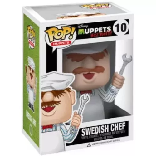 Funko Pop! Swedish Chef #10 Disney The Muppets Most Wanted Box