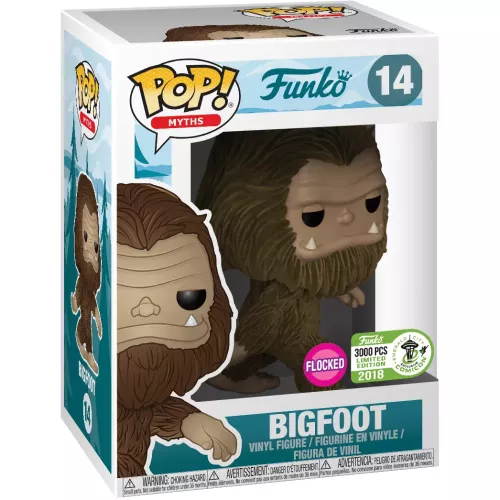 Funko Pop! Bigfoot #14 Flocked Myths Vinyl Figure Box
