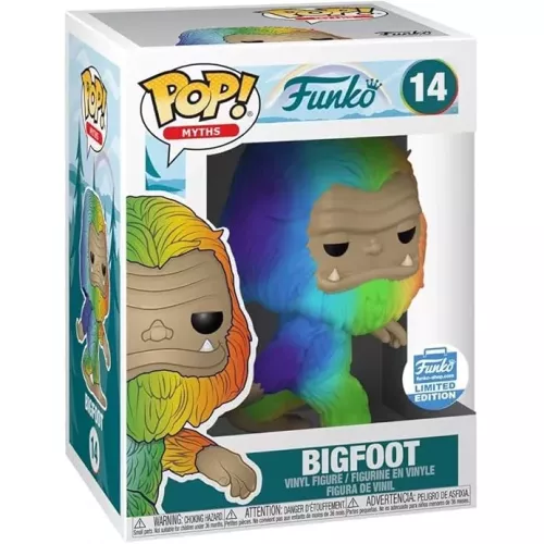Funko Pop! Bigfoot #14 Rainbow Myths Vinyl Figure Box