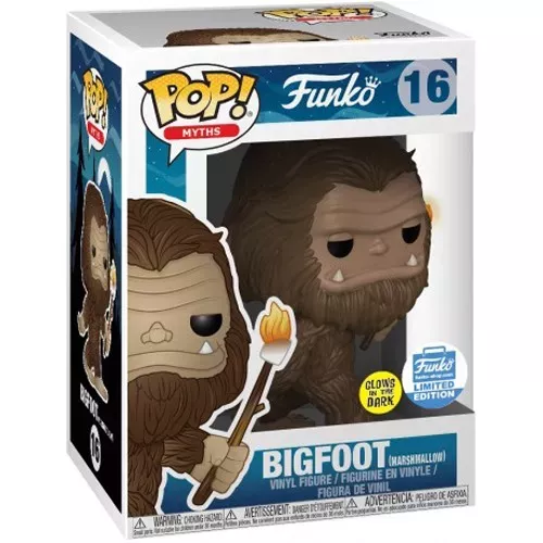 Funko Pop! Bigfoot #16 with Marshmallow Glows in the Dark Box