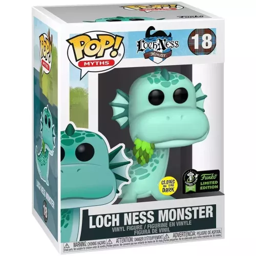 Funko Pop! Loch Ness Monster #18 Glows in the Dark Box