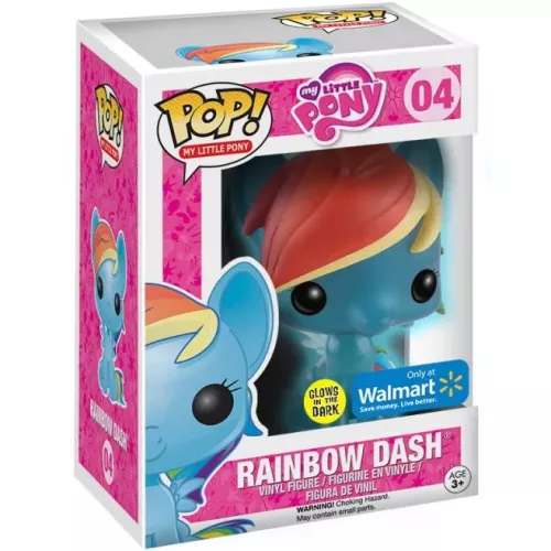 Funko Pop! Rainbow Dash #04 Glows in the Dark My Little Pony Box