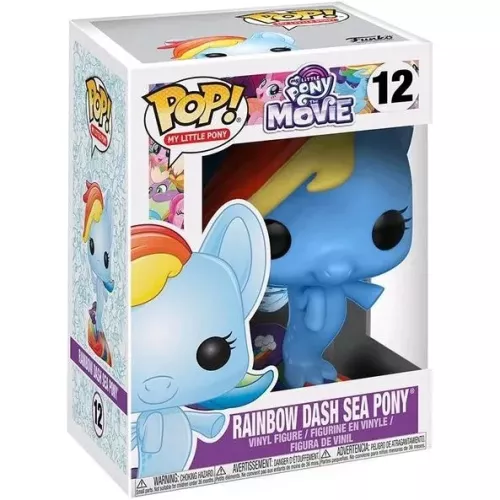 Funko Pop! Rainbow Dash Sea Pony #12 My Little Pony The Movie Box