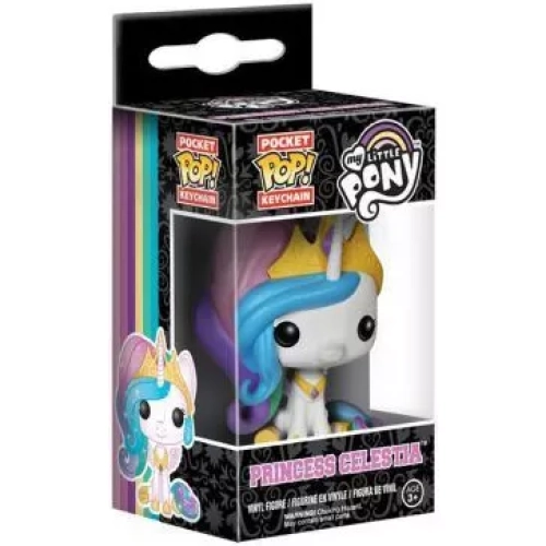 Funko Pop! Princess Celestia Pocket Pop! Keychain My Little Pony Box